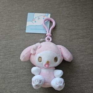 Sanrio Cinnamoroll Pink Plush Keychain Toy